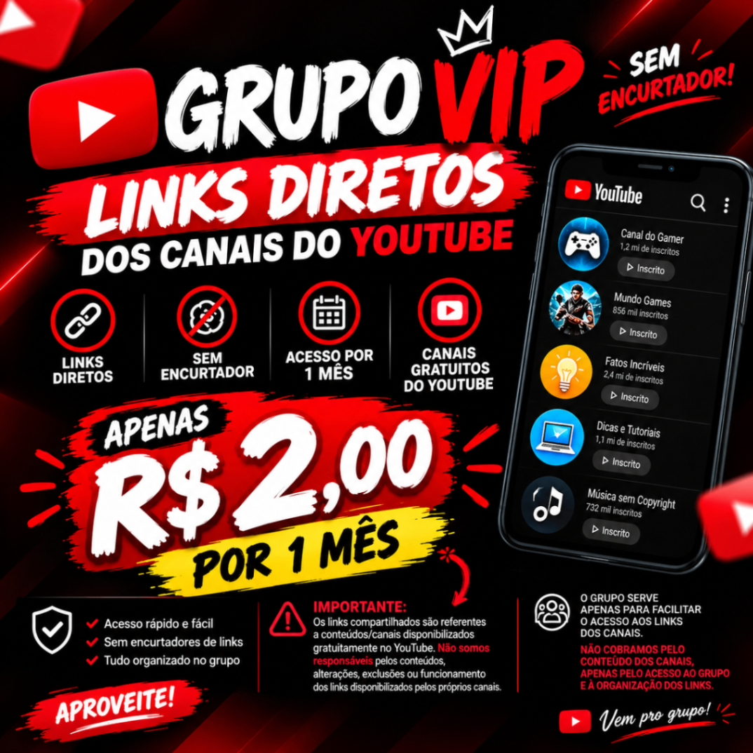GRUPO VIP SEM ENCURTADOR